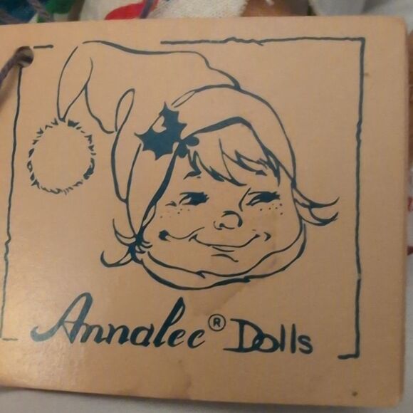 Vintage 1990 Annalee Thorndike Painter Artist Mouse Palette Brush & String TAG‎ - Picture 9 of 10